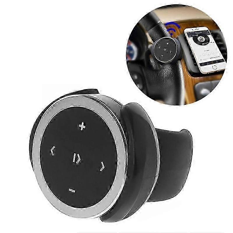 2026 Car Wireless Bluetooth Controller Mobile Phone Multimedia Multi-functional Steering Wheel Remote Controller with Holder