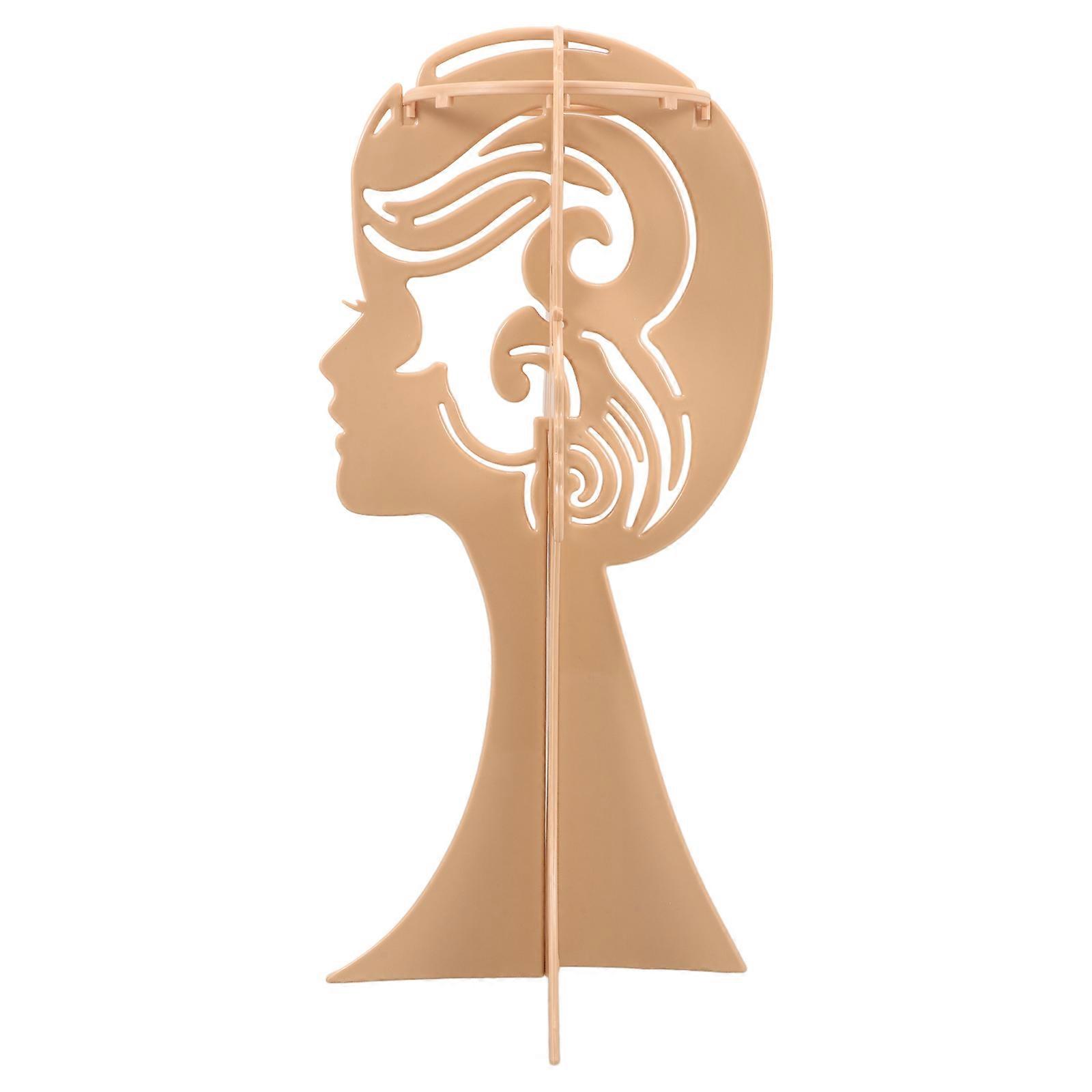 Plastic Wig Display Stand Hat Holder for Decor Practical Wig Use