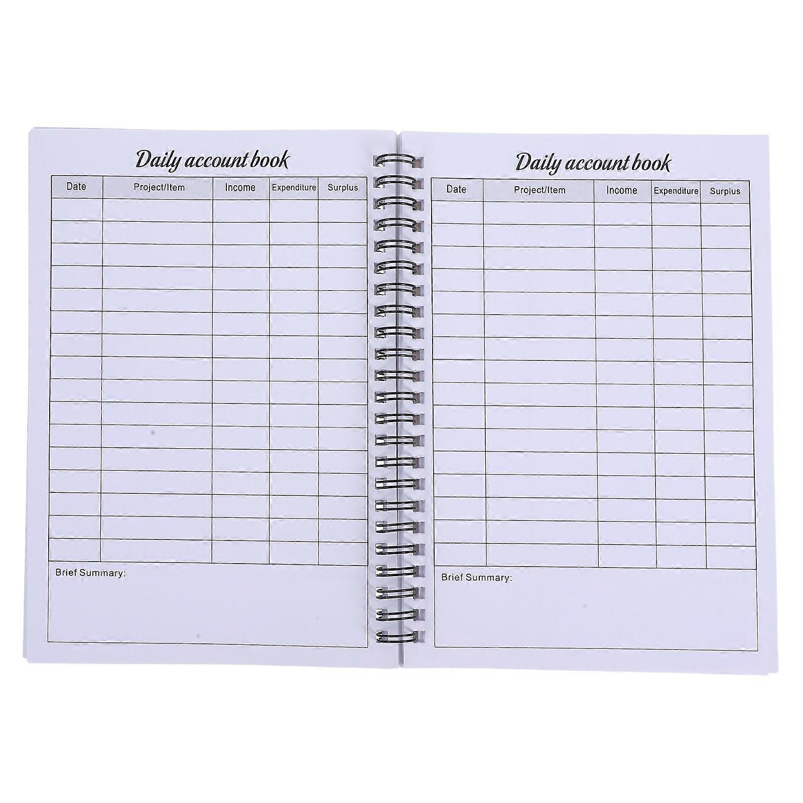 Portable Financial Planner Notebook for Schedule Use and Budget Tracking