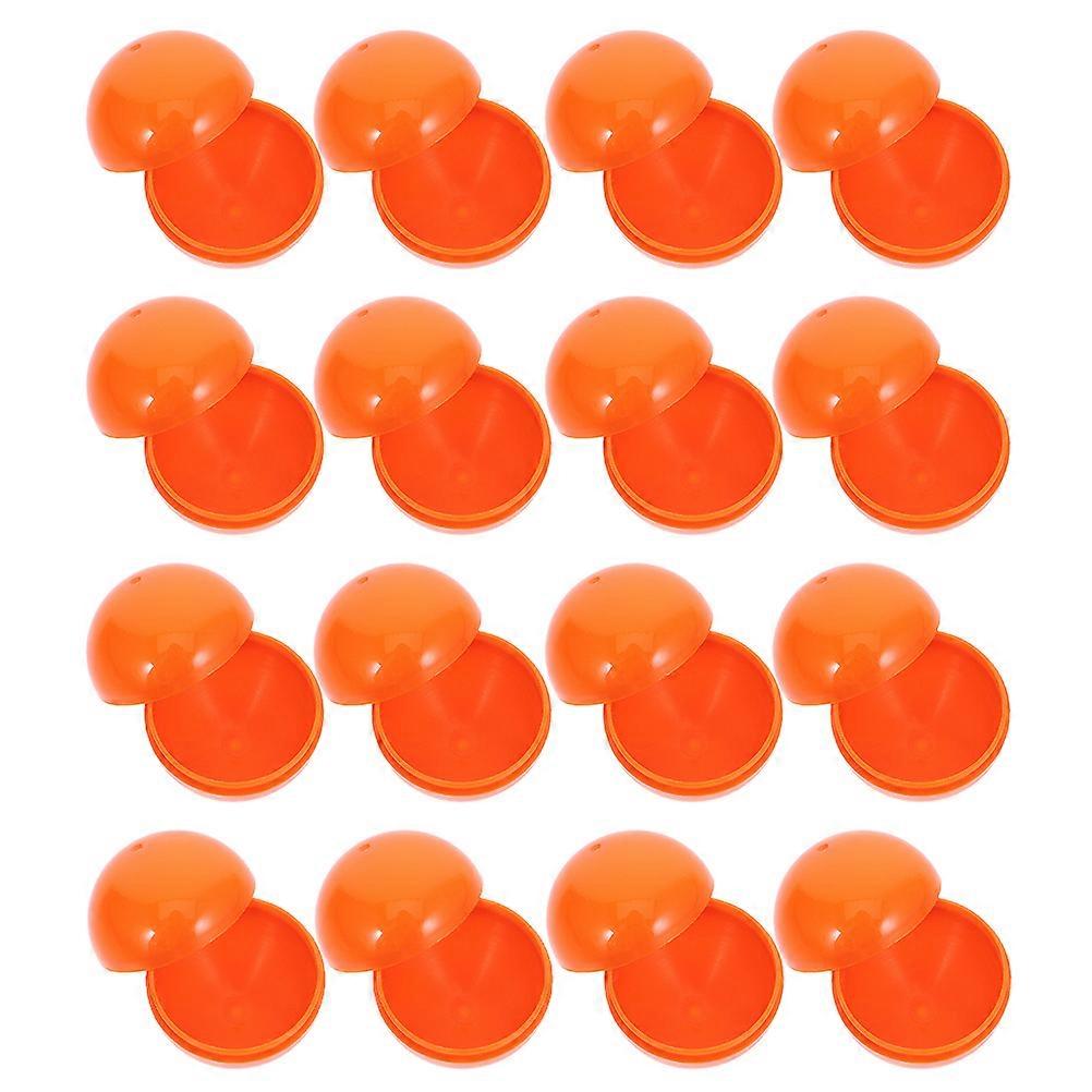 PVC Openable Raffle Balls for Party 30Pcs Orange Colored Balls