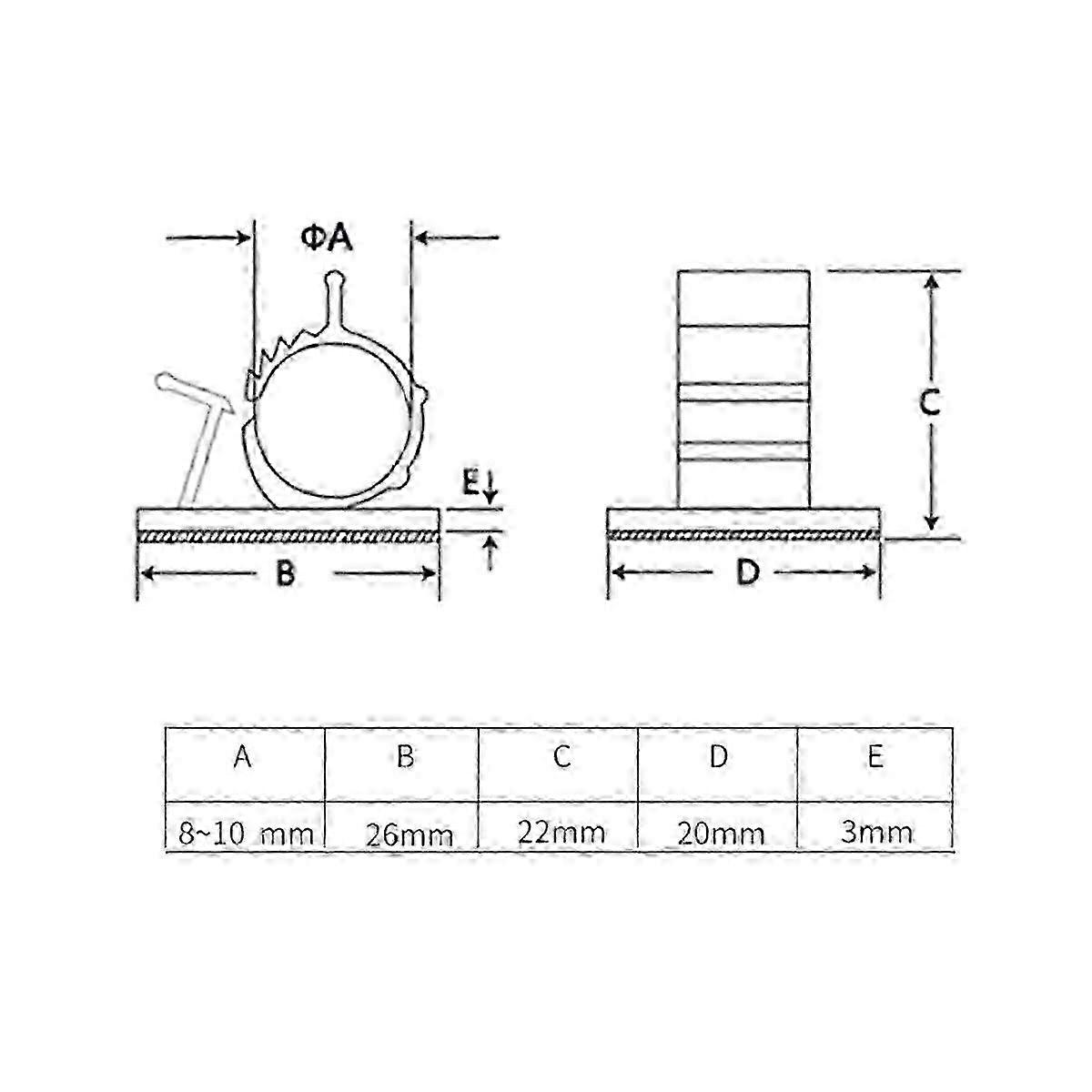 2025 100PCS Self Adhesive Wire Holders Adjustable Cords Organizer