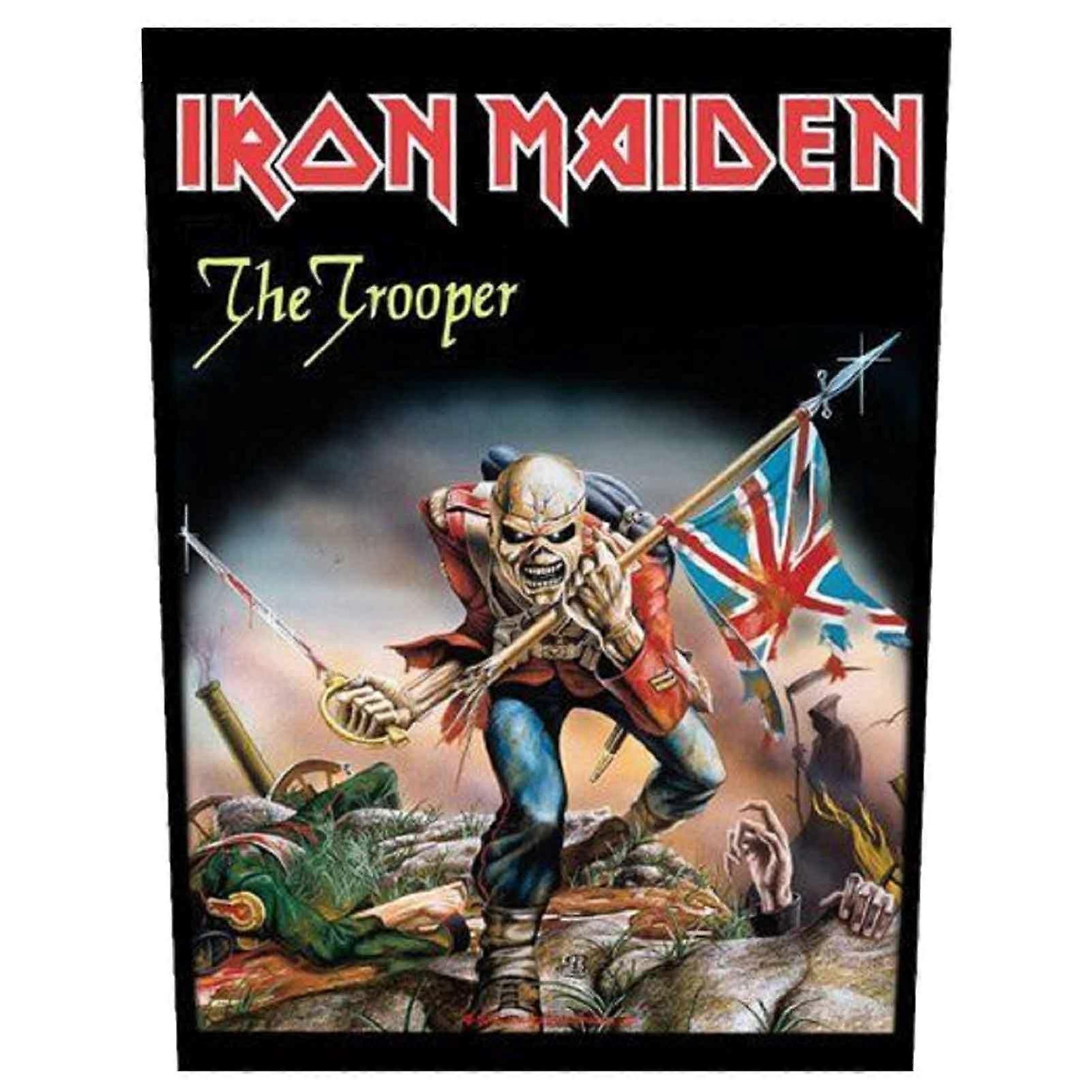 Iron Maiden The Trooper Band Logo Back Patch