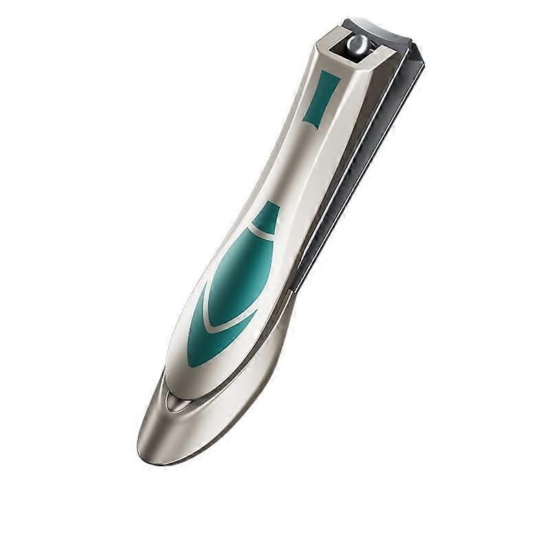 Stainless Steel Nail Clipper Large Flat AntiSplash Sharp Oblique Blade for Thick Nails Pedicure