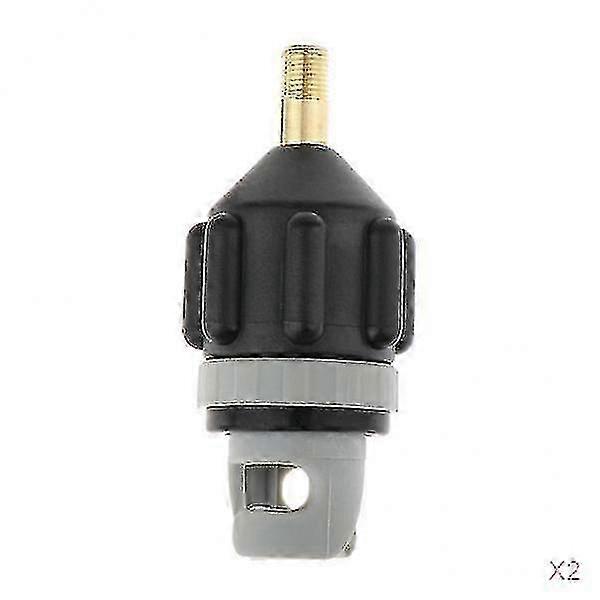 2pcs Inflatable Boat Pump Valve Adapter SUP Paddle Board Kayaking Adaptor