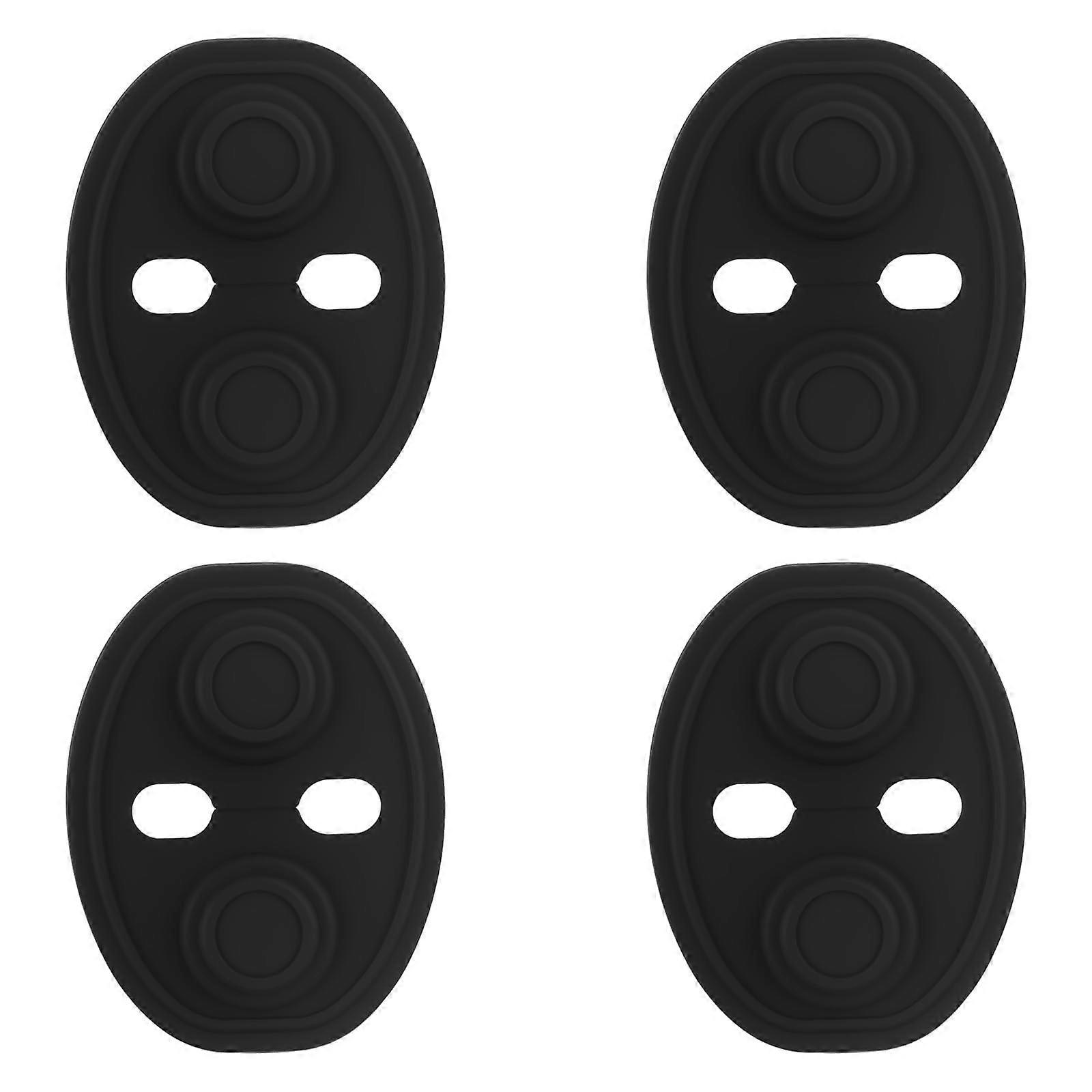 4PCS Universal Silicone Car Door Latch Cover, 3Layer Shock Absorption, Waterproof and Scratch Resistant