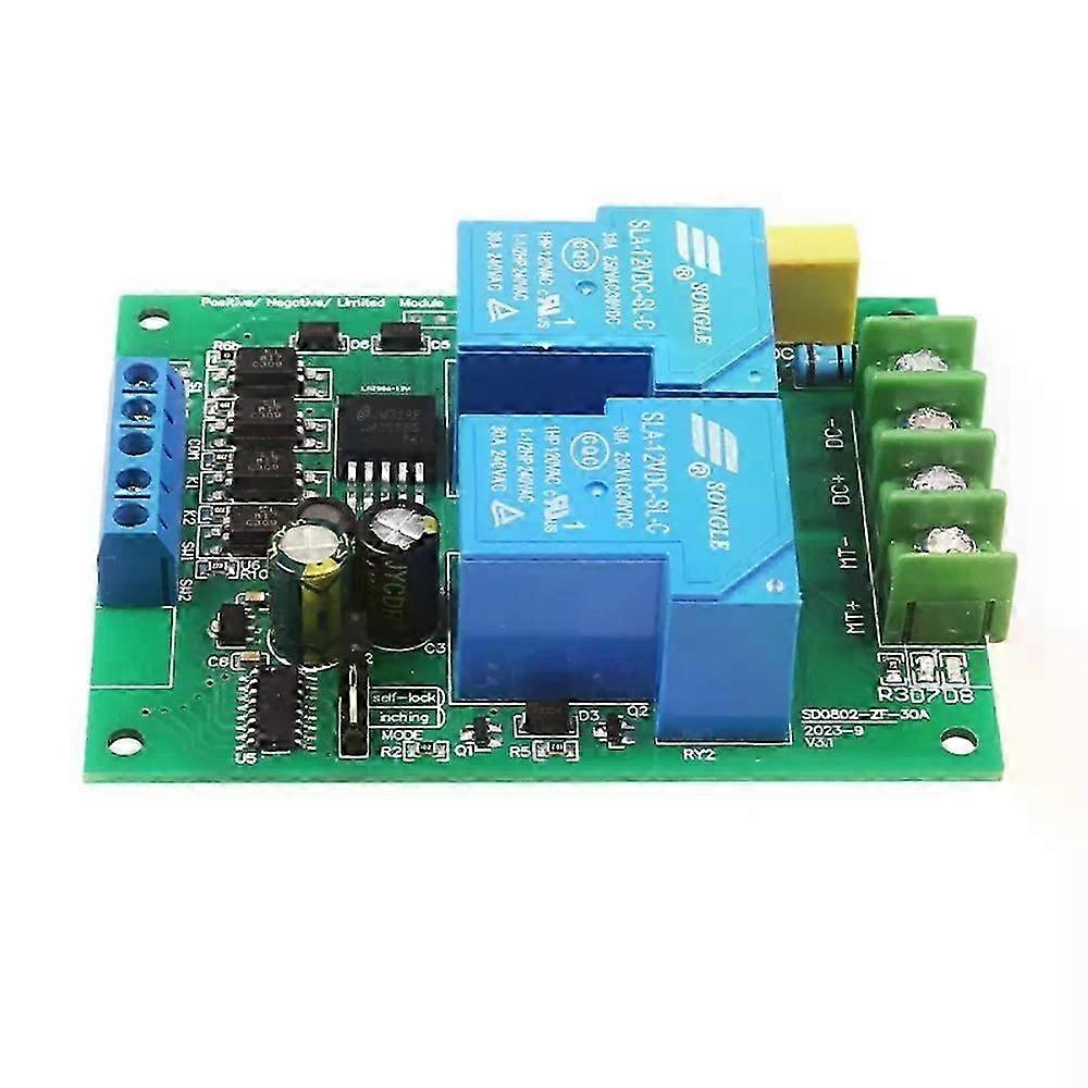DC 12-24V Motor Controller Forward and Reverse Motor Control Board 30A Relay Motor Drive Module Lift Control Module with Limit