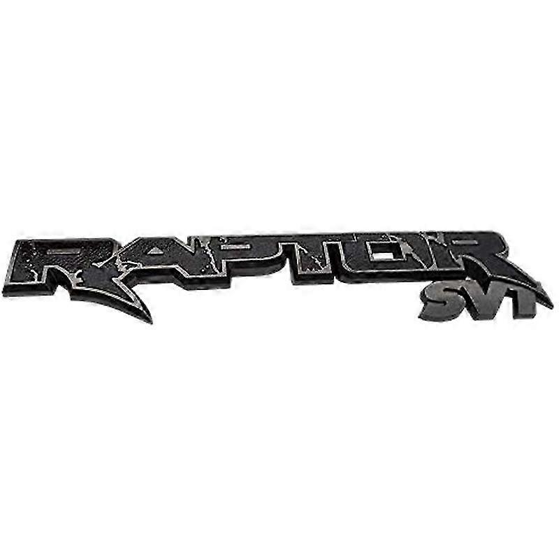 Car Rear Trunk Emblems Raptor SVT Emblem 3D Logo Tailgate Decal Replacement Stickers compatible comp