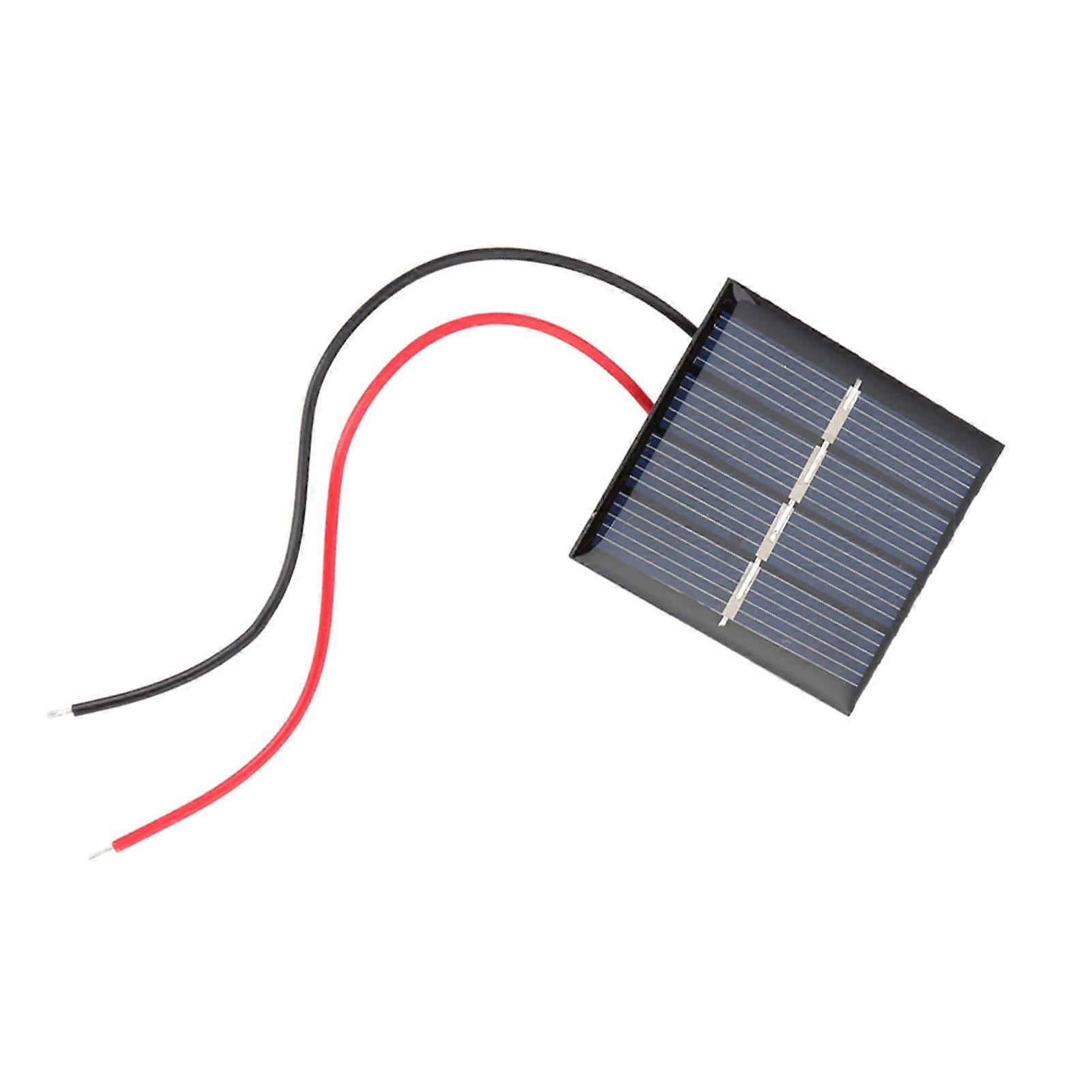 2Pack 2V 0.36W Mini Polycrystalline Solar Panel Dual Module for DIY Battery Charging Projects