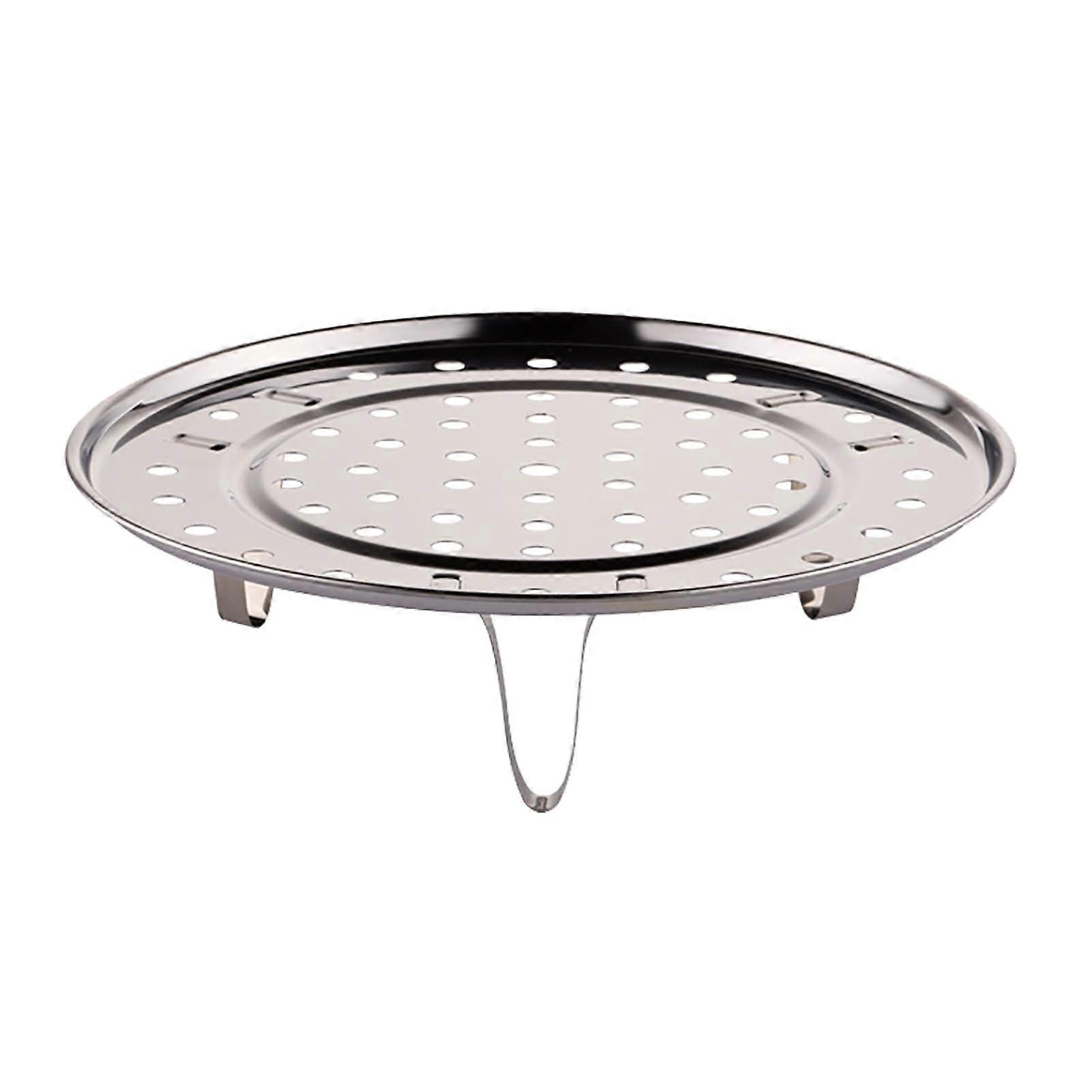 Stainless Steel Steaming Rack with Stable ThreeLeg Support for Vegetables and Buns Cooking