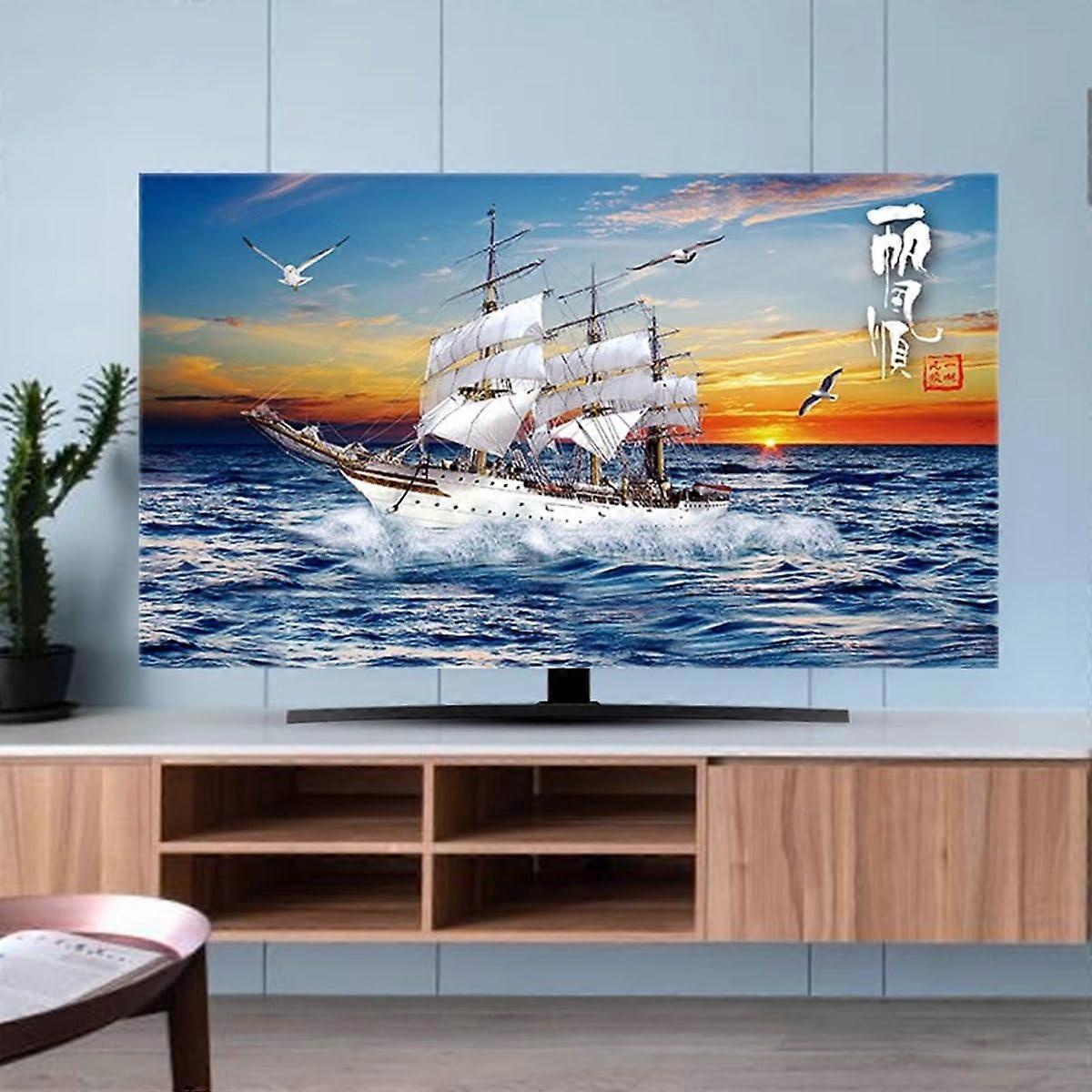 Waterproof TV Dust Cover for 4043 Inch LCD LED Flat Screen, Universal Scratch Resistant Protector