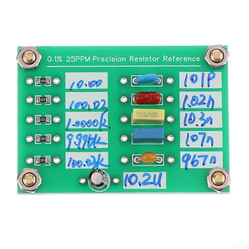 Calibration Resistor Board for Multimeter with Precise 1% Tolerance and Compact 50x35mm Size