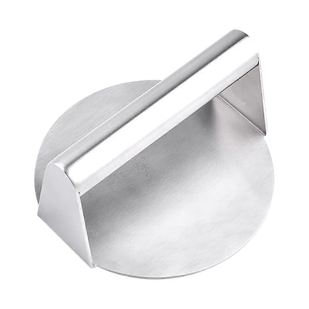 Stainless Steel Burger Press Nonstick Flat Bottom Smash Patty Maker Tool for Griddle Cooking