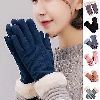 Gants pour femmes, couleur unie, coupe-vent, légers et imperméables pour l'automne et l'hiver.