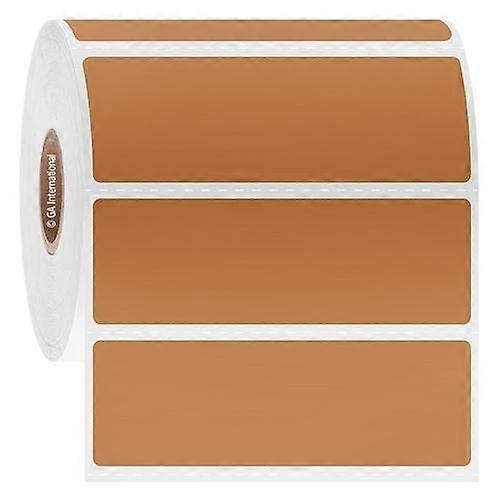 Permanent Freezer Labels 3x1 Inch with Strong Adhesion for Lab Samples, 4 Rolls Bulk Supply