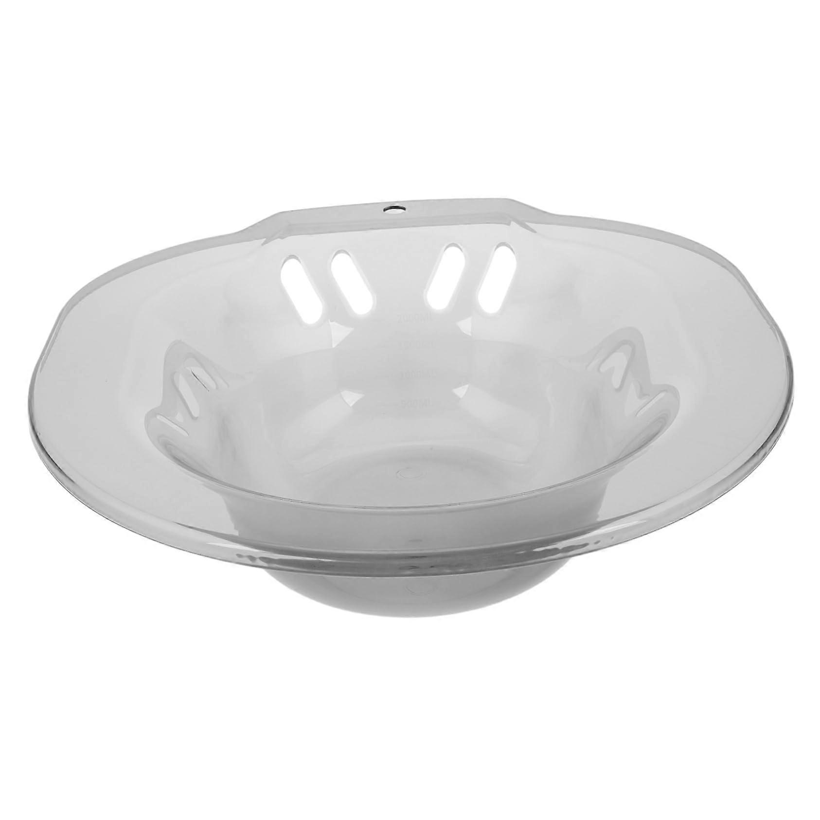 Sitz Bath for Hemorrhoids Relief and Postpartum Care, Foldable Basin with Comfortable Contoured Design