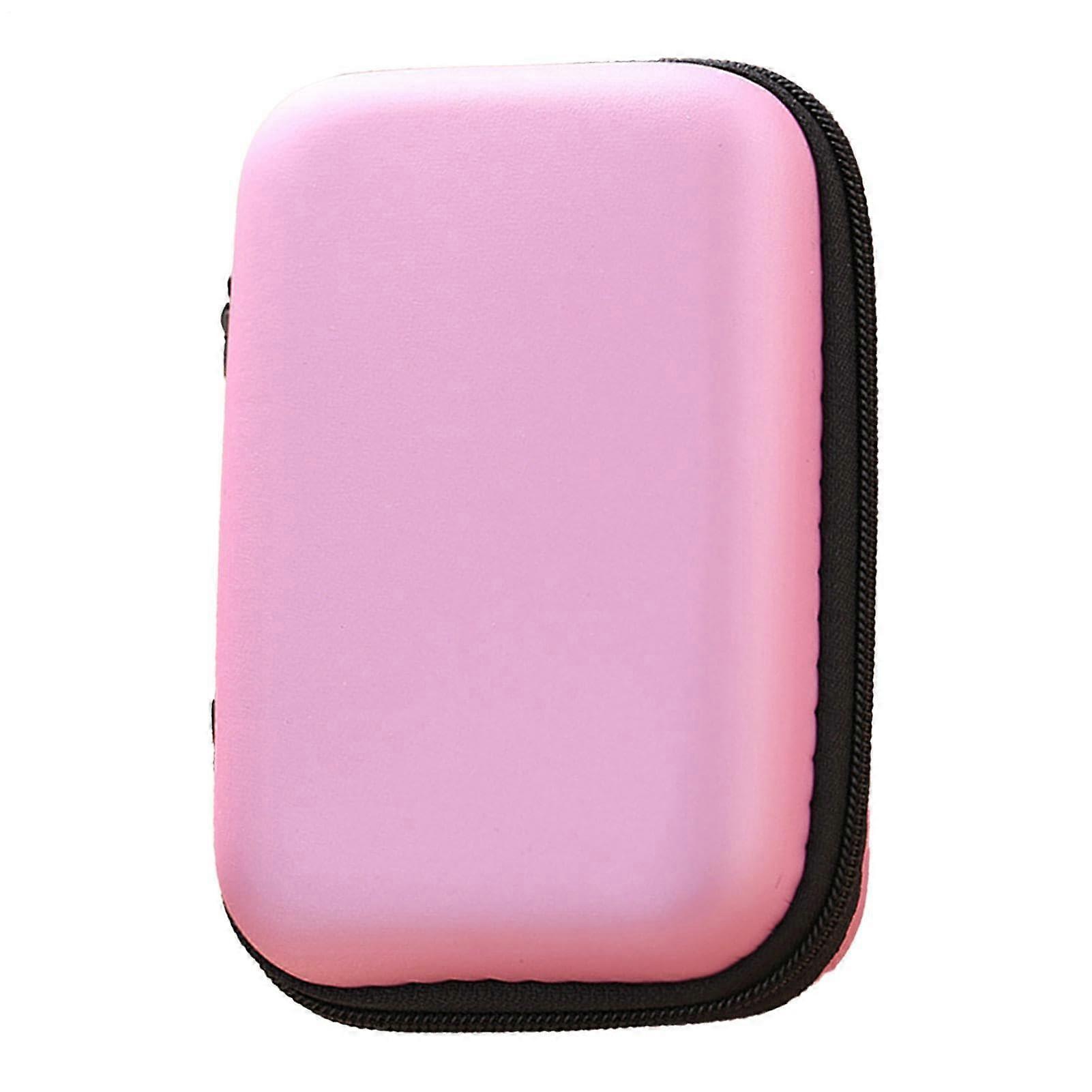 Electronics Organizer Bag Waterproof Zip Closure Shockproof DualLayer Design Travel Cable Case