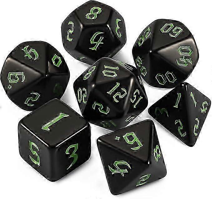 Dungeons & Dragons Dice Set - 7-Piece Polyhedral Dice for D&D