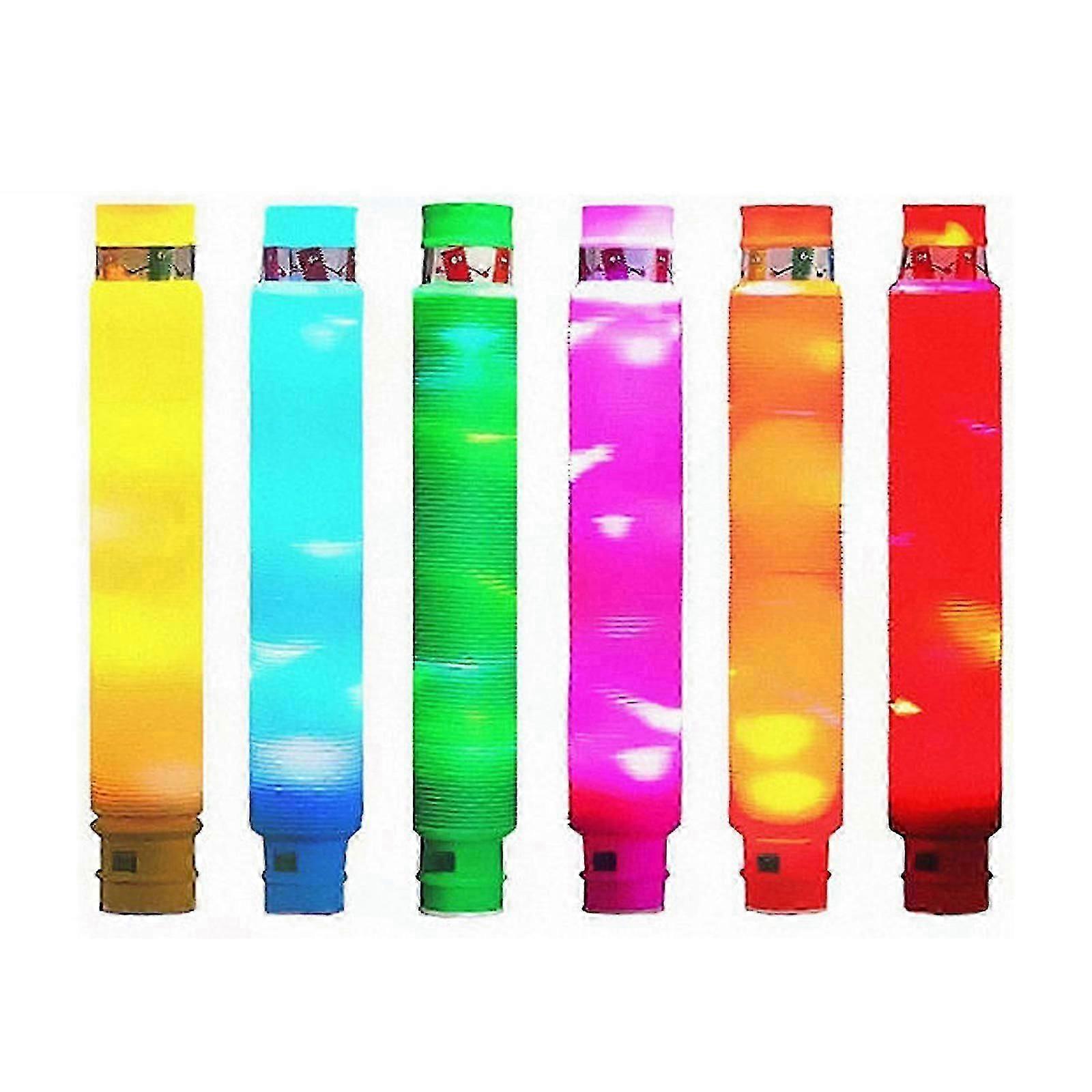 Colorful 2.9cm Plastic Sensory Tubes for Party Fun