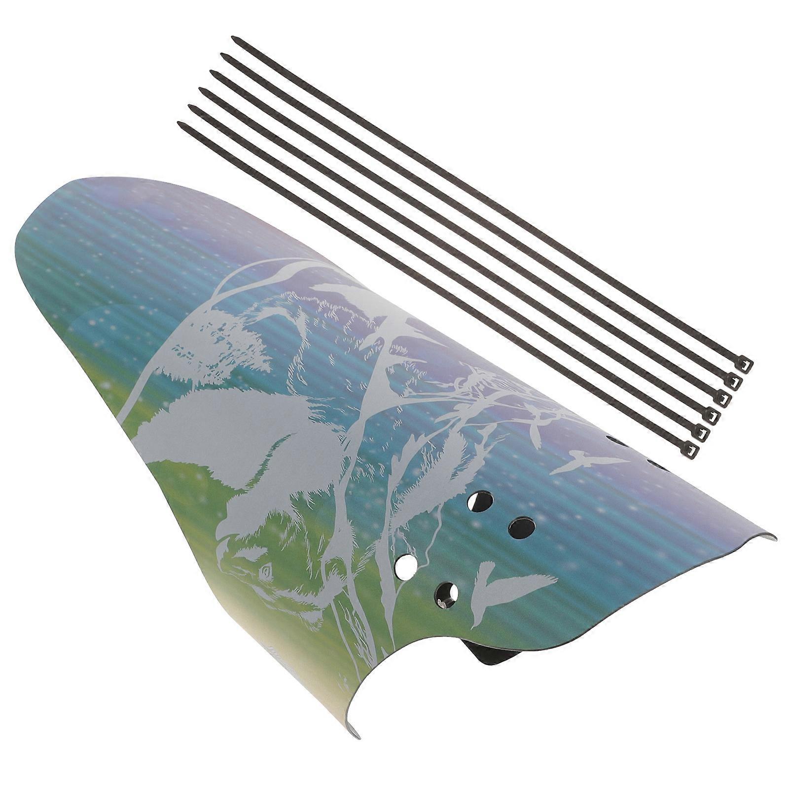 Universal Mudguard Cover for Cyclists Outdoor Use Plastic Material Streamlined Shape Mud Protection 1Pack
