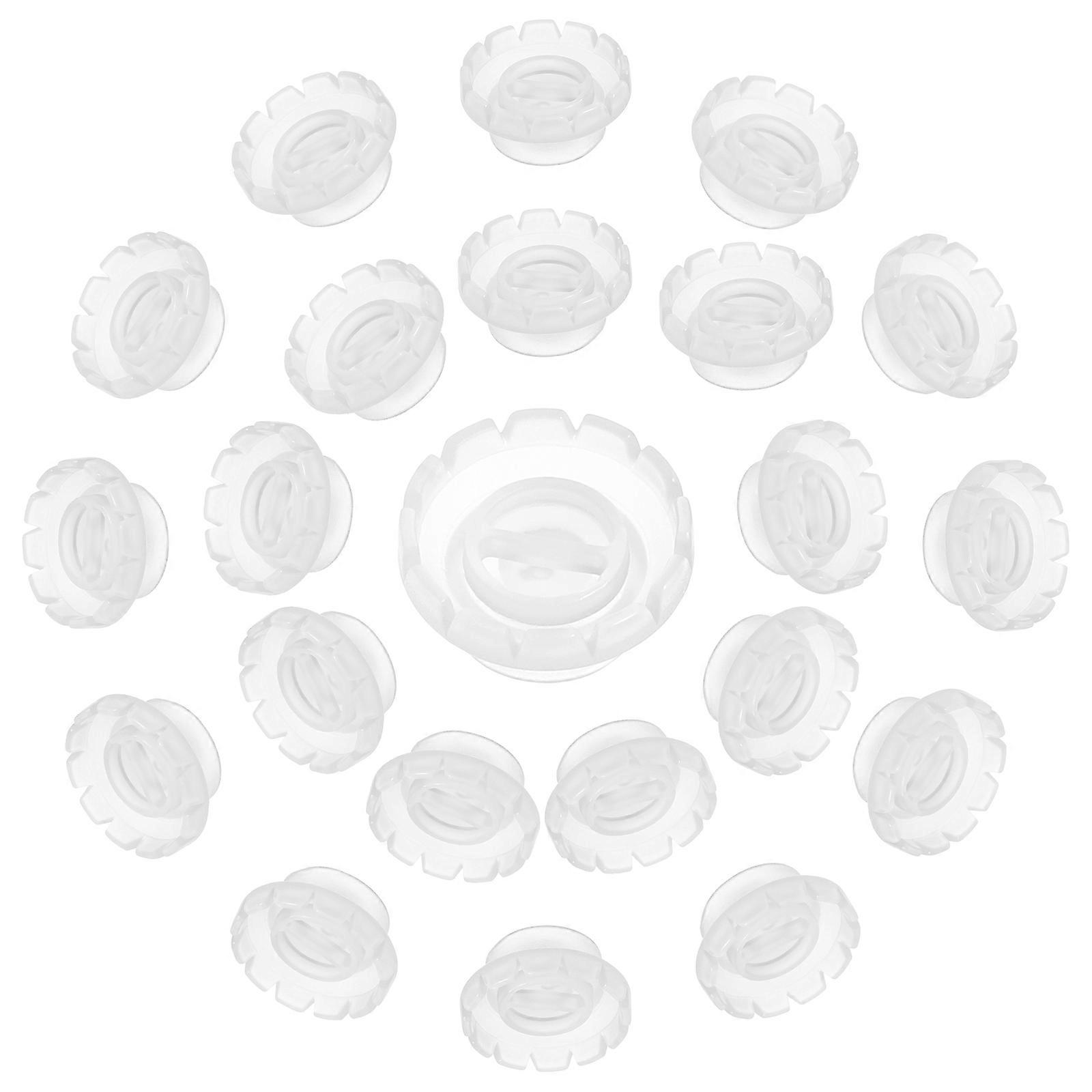 Lurrose Eyelash Extension Tool for Lash Organizing with 100Pcs White