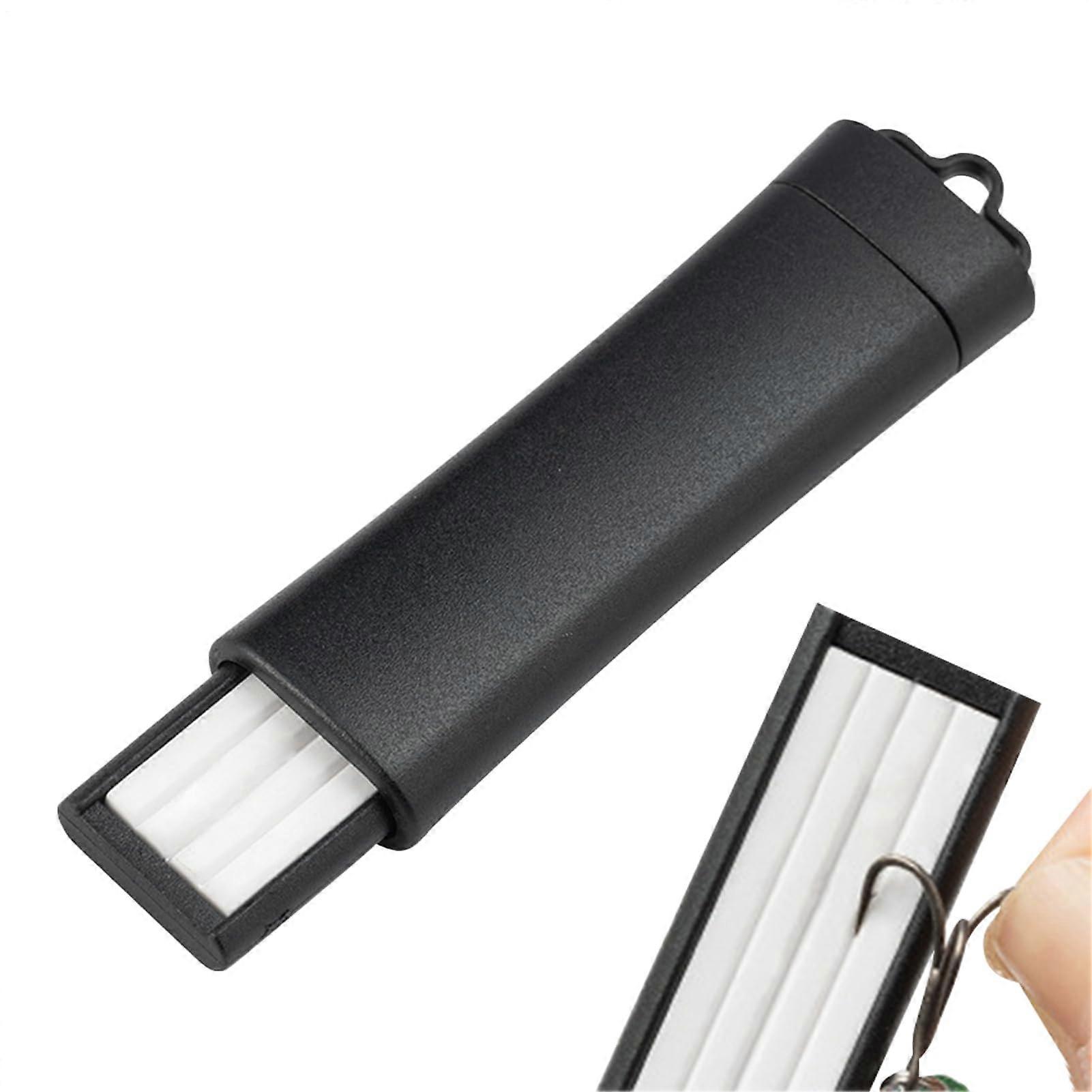 Fishing Hook Sharpener Retractable Stone for Precise Sharpening Bass Trout Angler Tackle Tool