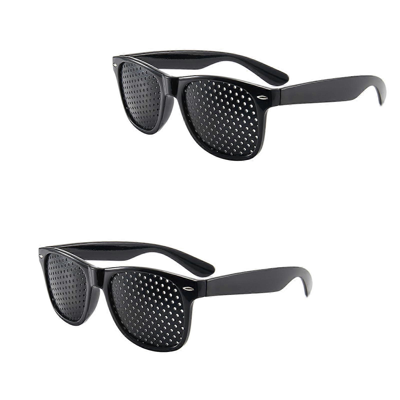 2 Pcs Adjustment Glasses for Near Vision, Lightweight Comfortable Frame, Ease Eye Strain