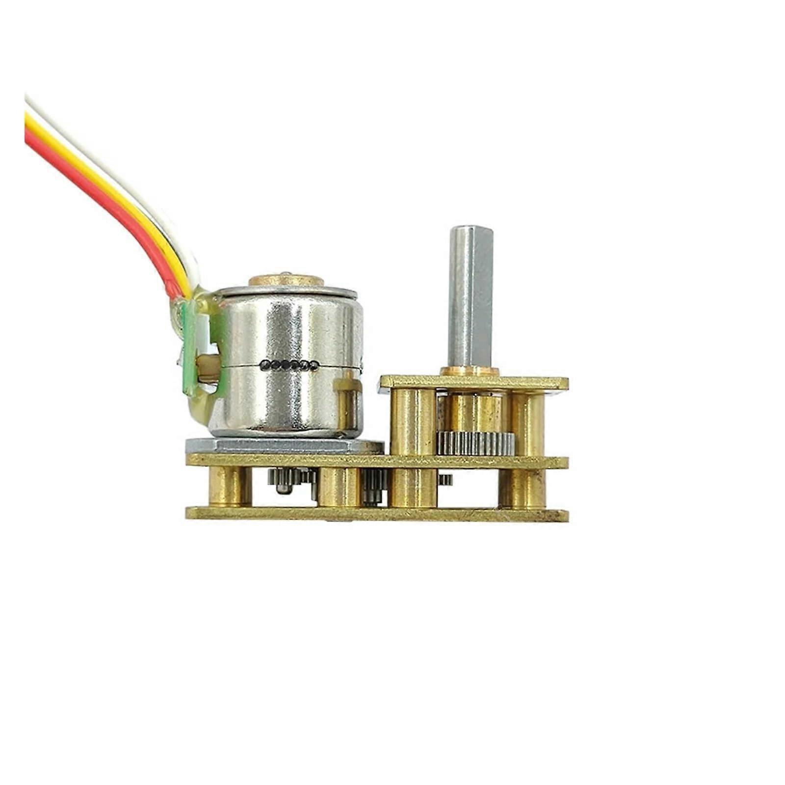 10mm Gear Stepper Motor 5V 2Phase 4Wire Full Metal for Precise Step Positioning
