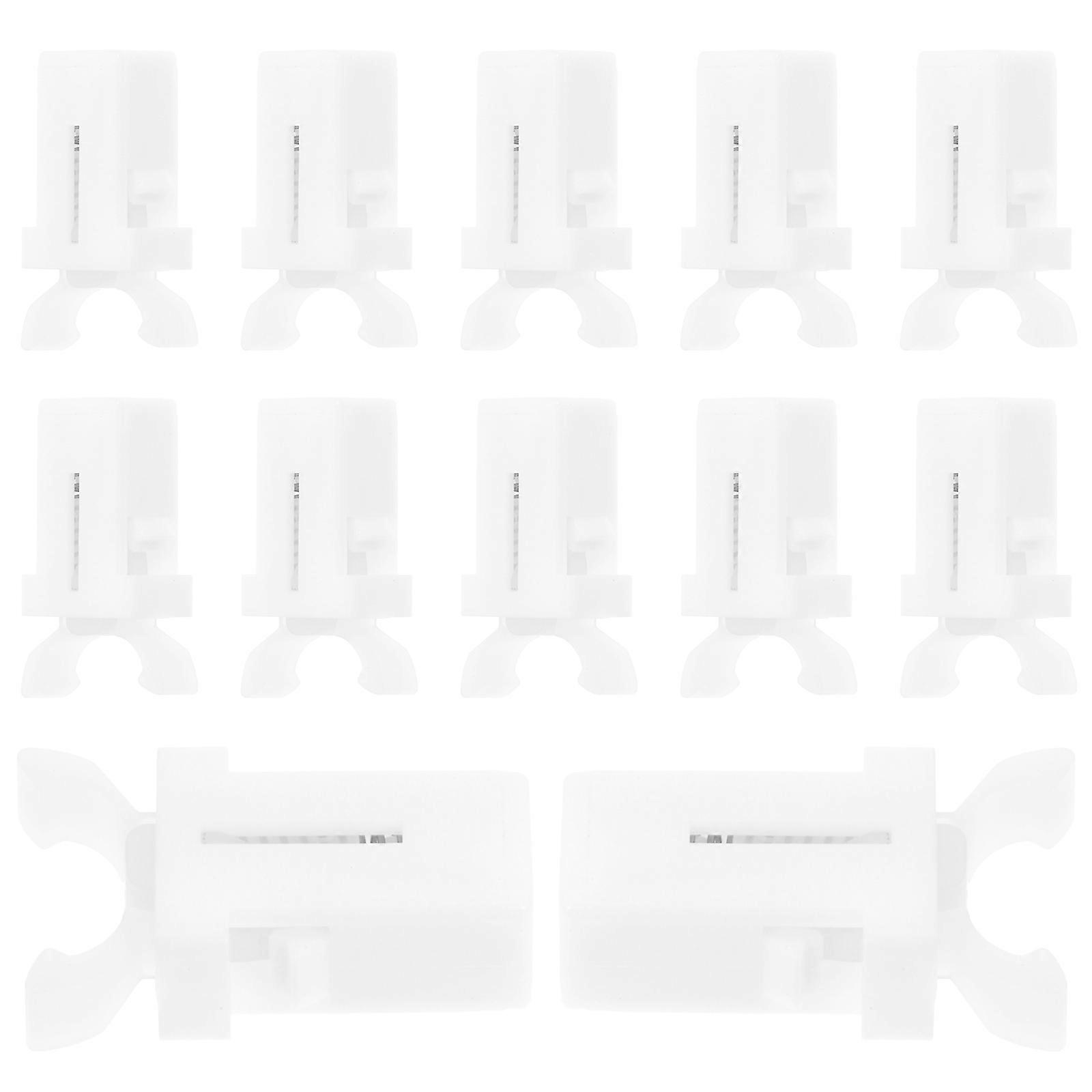 Trash Can Switch Replacement Press Type Lock 60Pcs White ABS Material