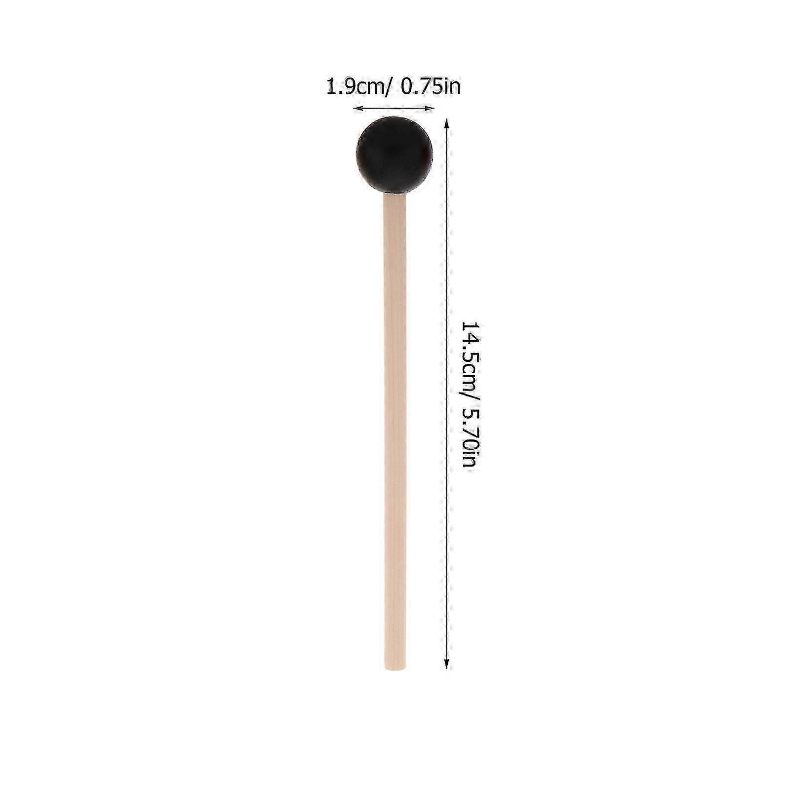 Assorted Color Wooden Drum Mallets compatible Playing 3Pairs Durable Instruments