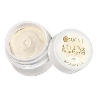 4-in-1 Nail Art Patting Gel, Japanese High Saturation Thick Sponge Gradient Nail Polish Gel, Phototherapy Gel
