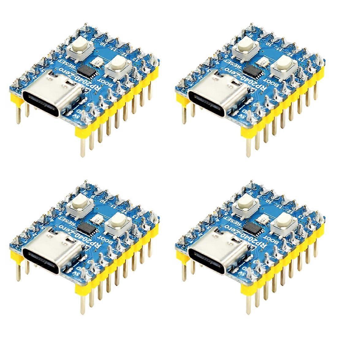 4pcs RP2040-Zero RP2040 for Raspberry Pi Microcontroller PICO Development Board Module Dual-Core M0+ Processor Weld