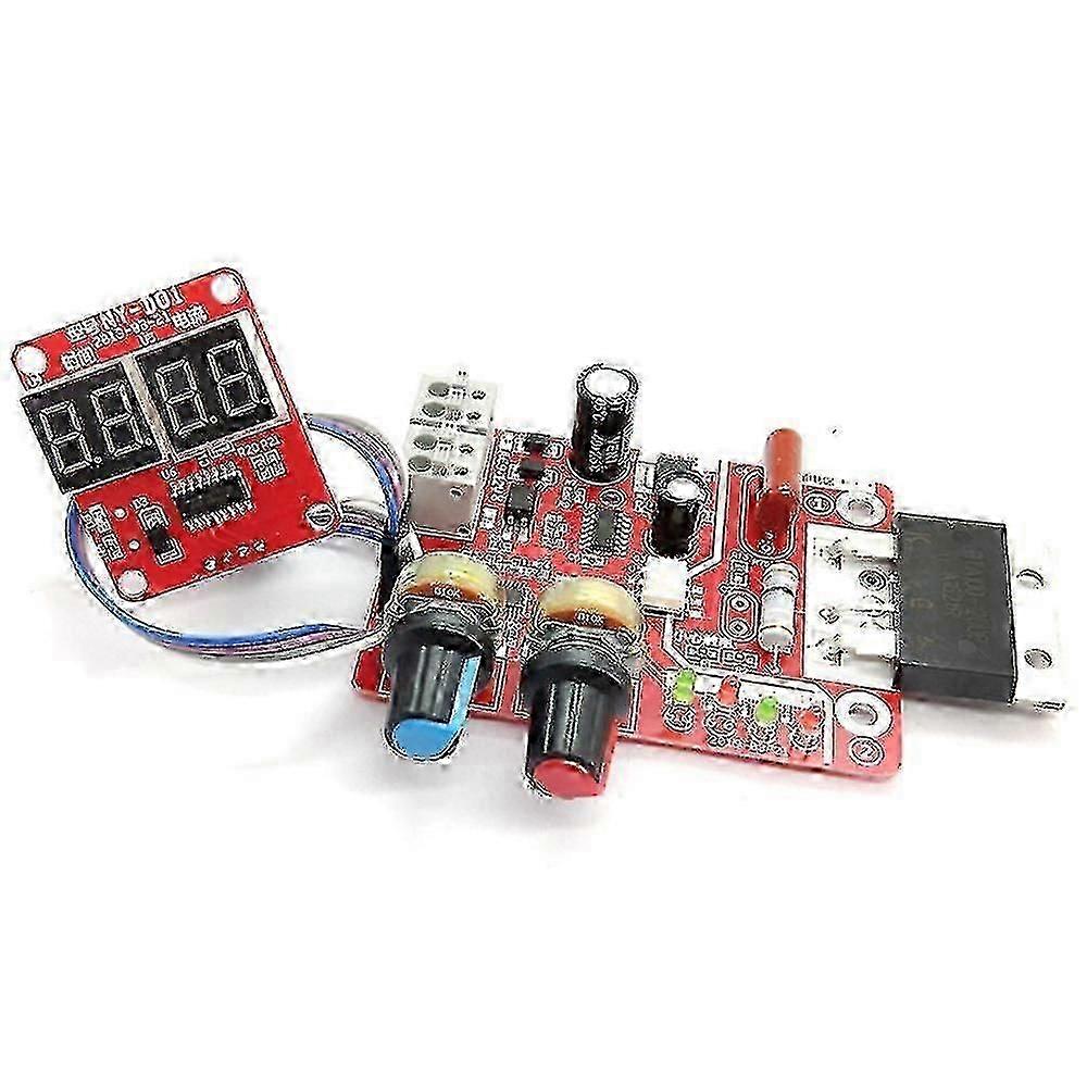100a Spot Welding Machine Control Board Adjustable Time Current Digital Display Welder Transcompatiblemer Controller Board