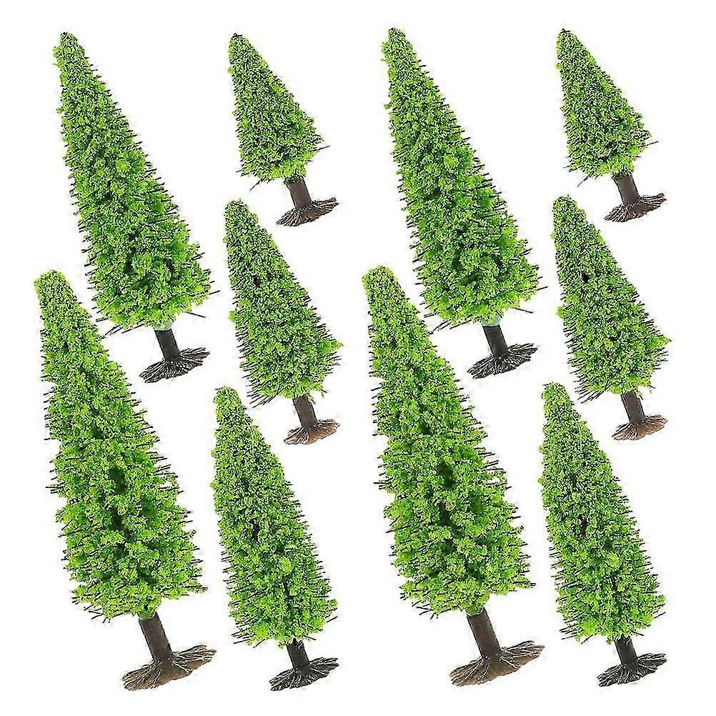 Miniature Model Trees Model Trees for Decor with 10Pcs DIY