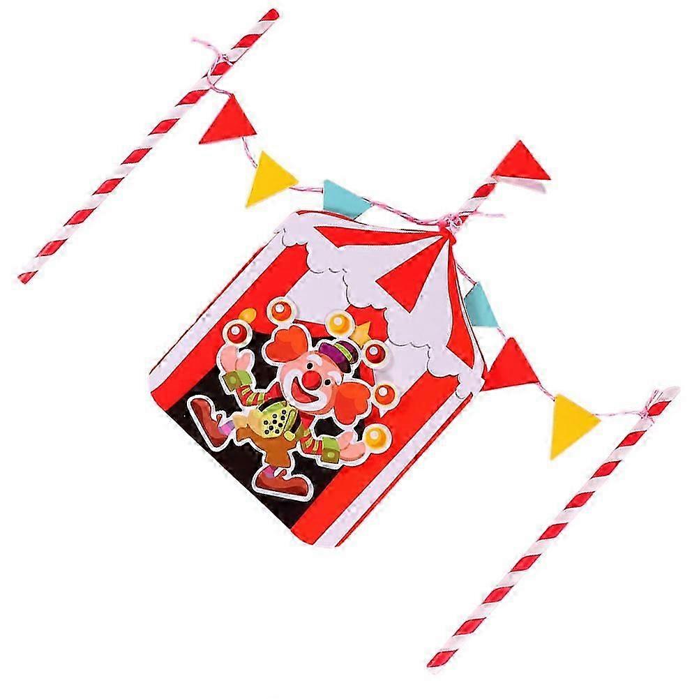 Circus Cake Topper Creative Cake Picks for Decoration 5Sets