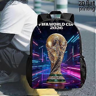 1 stuk, officieel gelicenseerd voor het FIFA Wereldkampioenschap 2026, WK, Karachi, Esdoorn, Sayu-thema, rugzak van Oxford-stof, outdoor reis- en sporttas, multifunctioneel