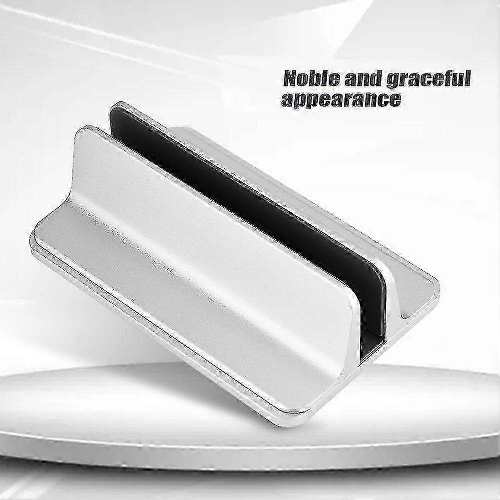 Adjustable Aluminum Vertical Laptop Stand Notebooks Holder Space Saving Bracket