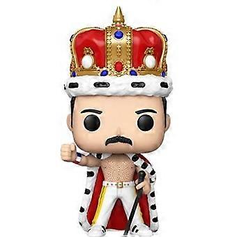Queen – Funko POP! ROCKS: Queen – Freddie Mercury King [SAMMLERSTÜCKE] Vinylfigur (USA-Import)