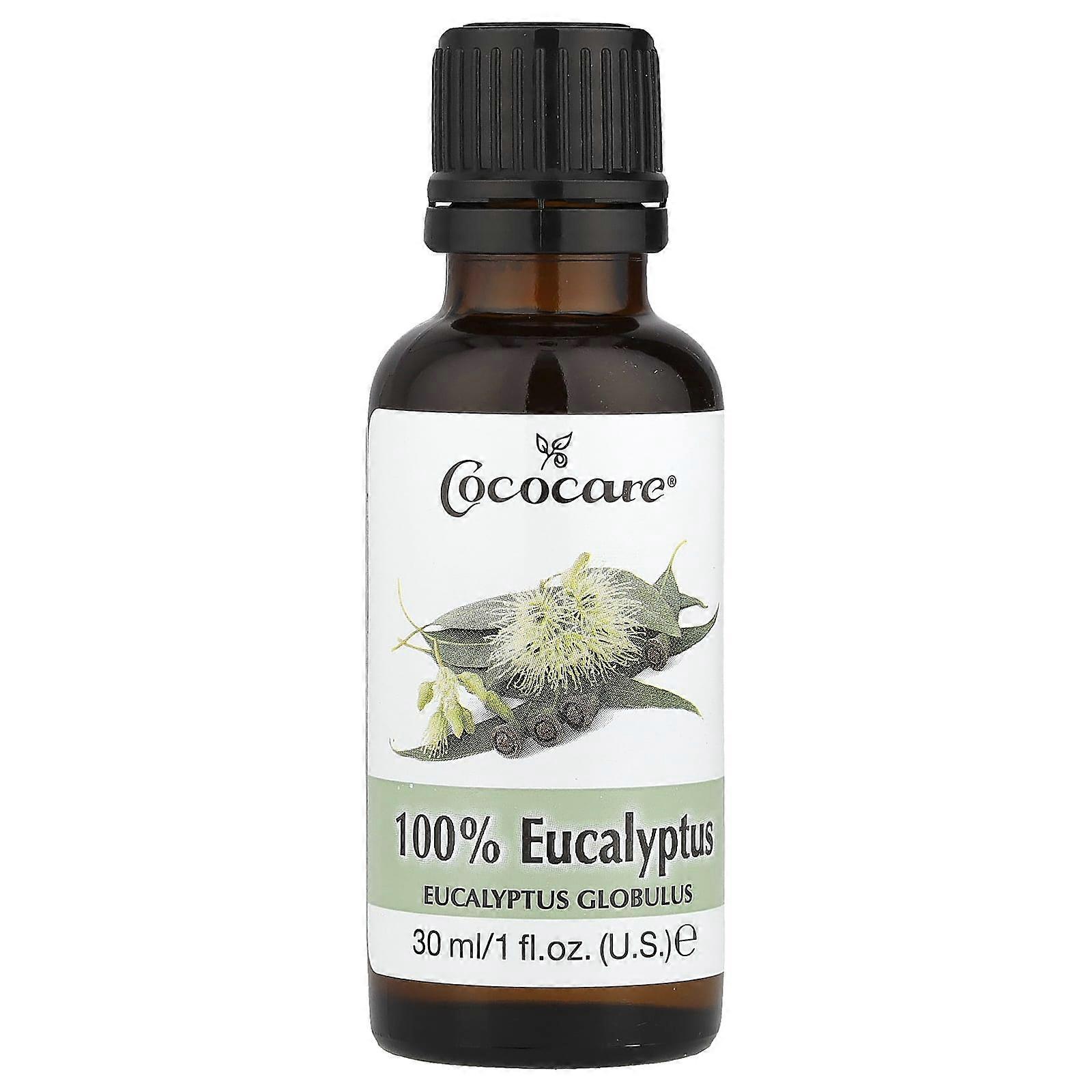 Cococare, 100% Eucalyptus Oil, 1 fl oz (30 ml), 4-Pack