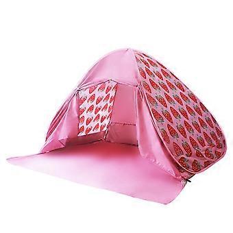 Levoryeou Strandzelt Outdoor-Sonnencreme am Meer und regensicher Automatisch Schnell Öffnen 3-4 Personen Tragbares Angeln Camping Picknick