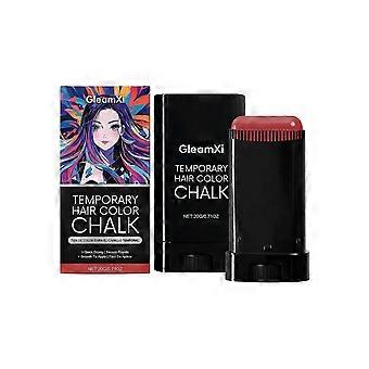 Gleamxi Temporary Hair Color Stick (Red) - Party Temporary Styling, Cool Shine, Natural Color, Attractive, Portable Hair Stick
