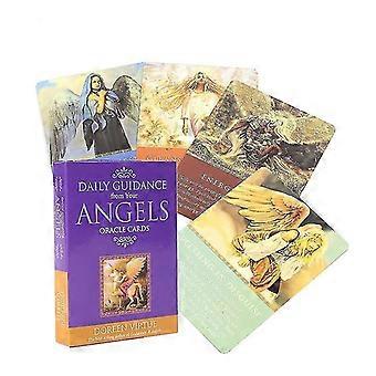 The Angels Oracle Cards English Read Fate Board Game Tarot Playing Card Deck Games For Party Personal Entertainment44pcs Ts57