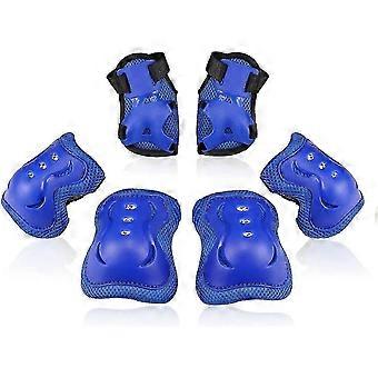 Kids/youth Knee Pad El Pads Guards Protective Gear Set For Roller Skates Cycling Bmx Bike Skateboard Inline Skatings Scooter Riding S
