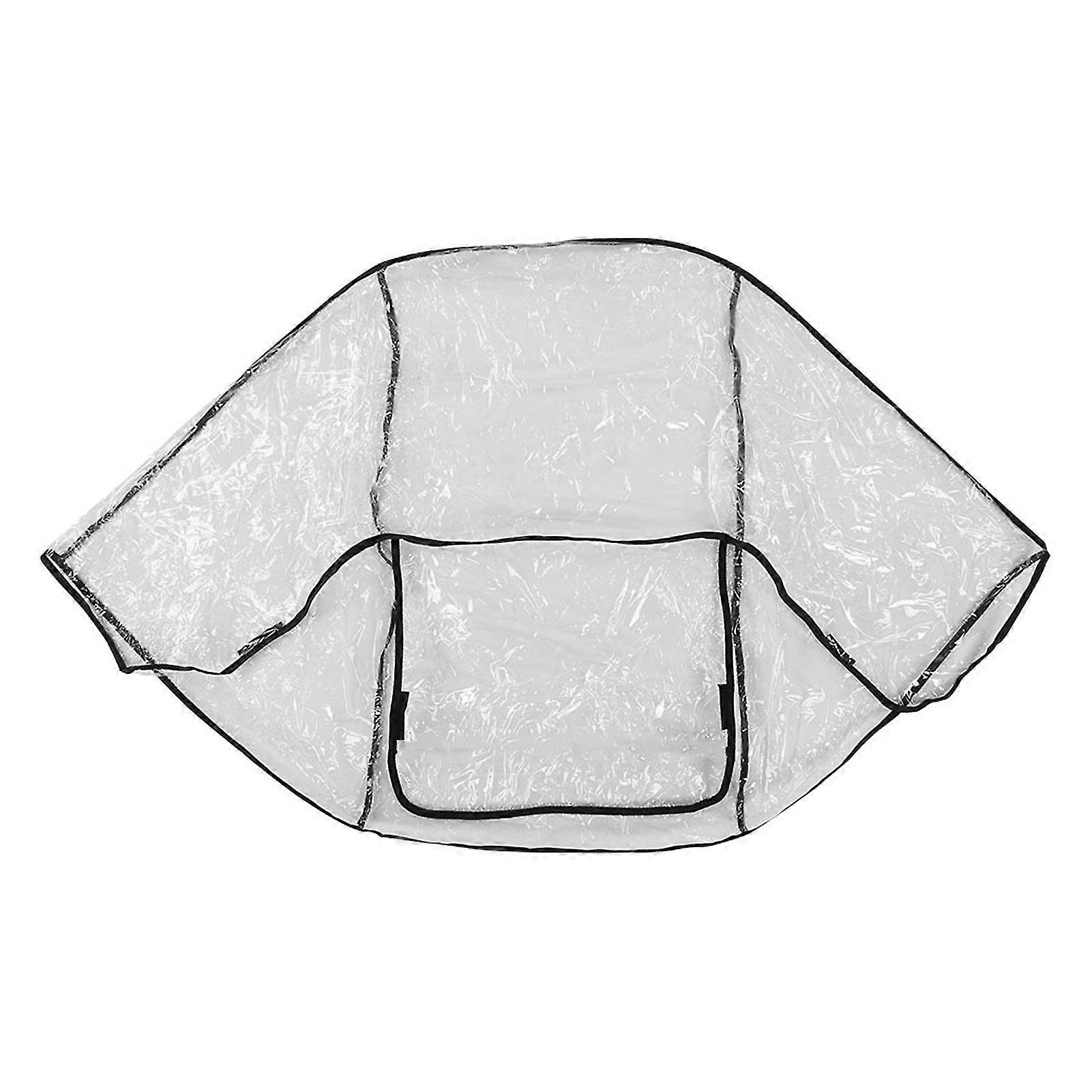 Transparent rain cover compatible with stroller, windproof and waterproof