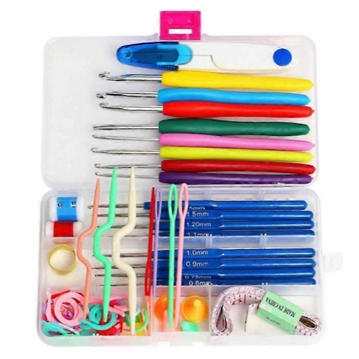 Knitting Kit Knitting Tools Accessory Kit Box Tools Knitting Hooks Necessary Knitting Accessories