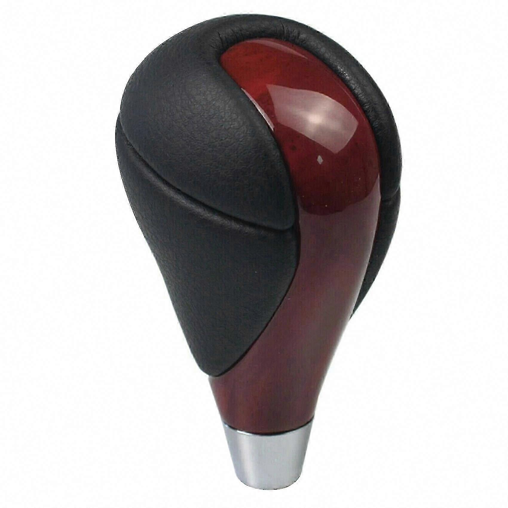 Red Leather Auto Shift Knob compatible with Lexus ES IS RX