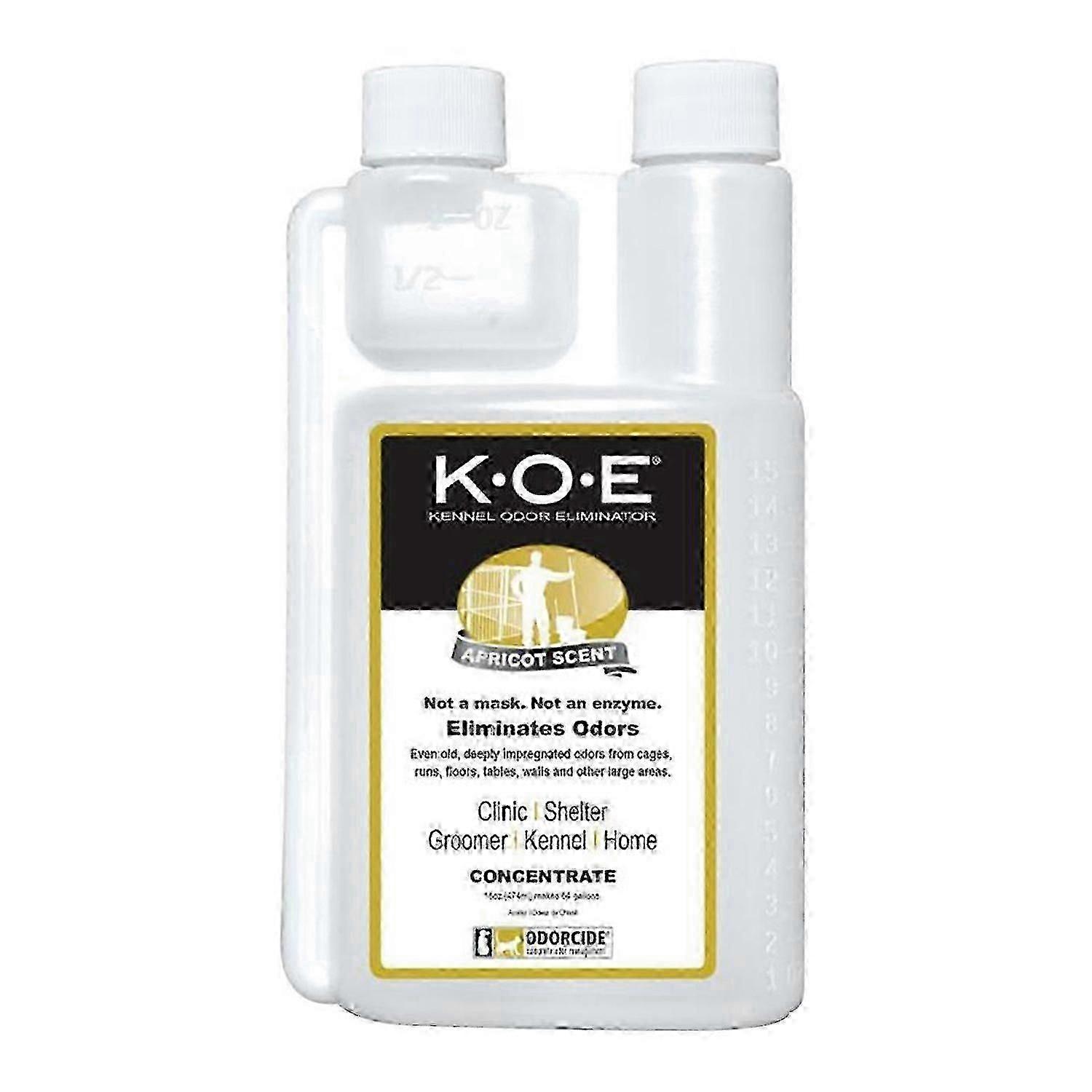 Concentré éliminateur d'odeurs pour chenils (473 ml) - Élimination rapide des odeurs d'animaux domestiques pour cages, refuges, cliniques et maisons, sûr et efficace - Good