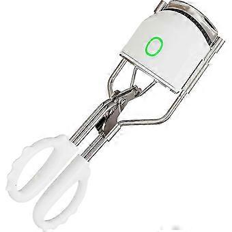 Heated Eyelash Curler 1 Pack, Fast Heat Electric Eyelash Curler, USB Rechargeable, 2 Level Heating Control, Silicone Pad, Long-Lasting Curls, Arc Desi
