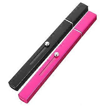 2Pcs Lipstick Brush Lipstick Brush Lip Applicator Brush Lip for Lipstick Double Ended Lip Brush Lipstick Gloss Makeup Brush Lip Gloss with Cap Plastic