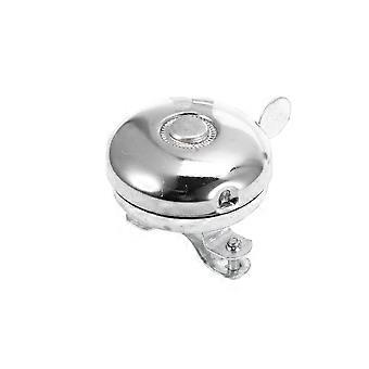 Bell Metal Bike Bell Ring Classic Bell Handlebar Ring Horn Alarm Warning Bell for Adults Men Women Kids Bikes(White)