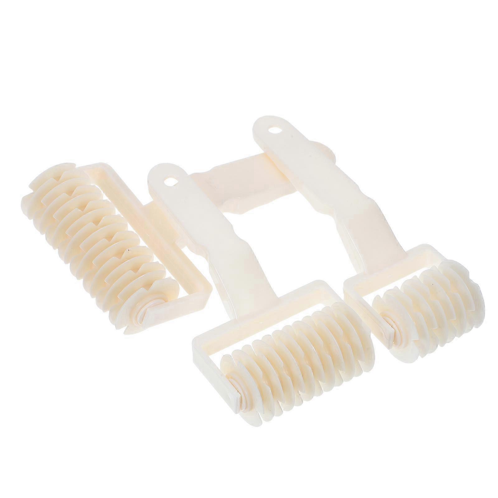 3Pcs Pastry Cutter Roller Creative Design Compatible with Professional Kitchen Precise Cutting